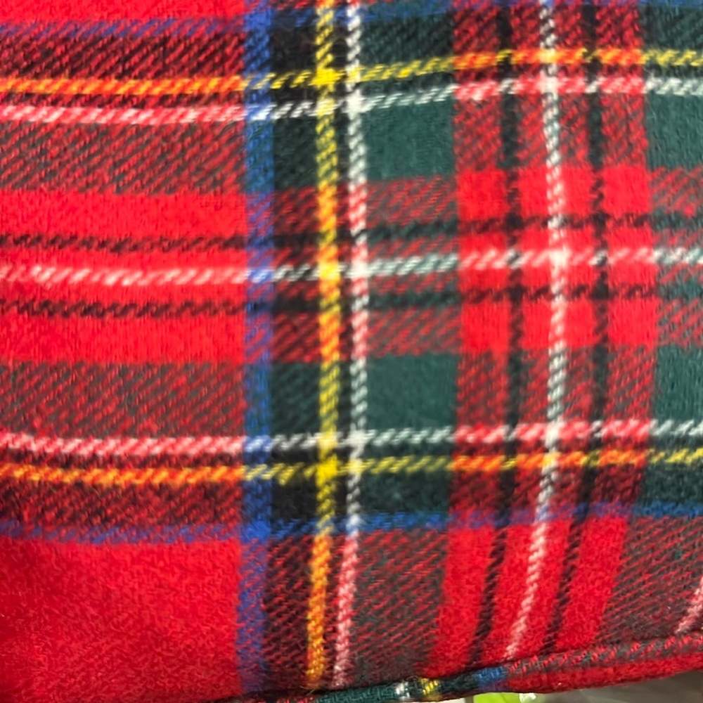 Two yards of flannel fabric.